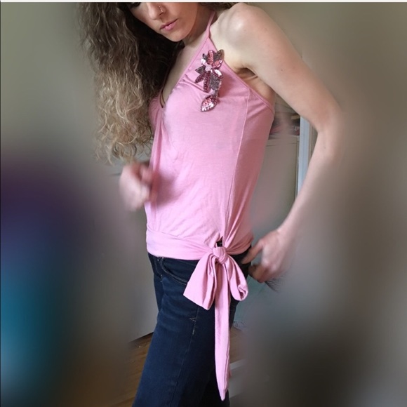 HP💗{LIPSY} Side Tie Halter Sequin Embellished Pin - Picture 5 of 8